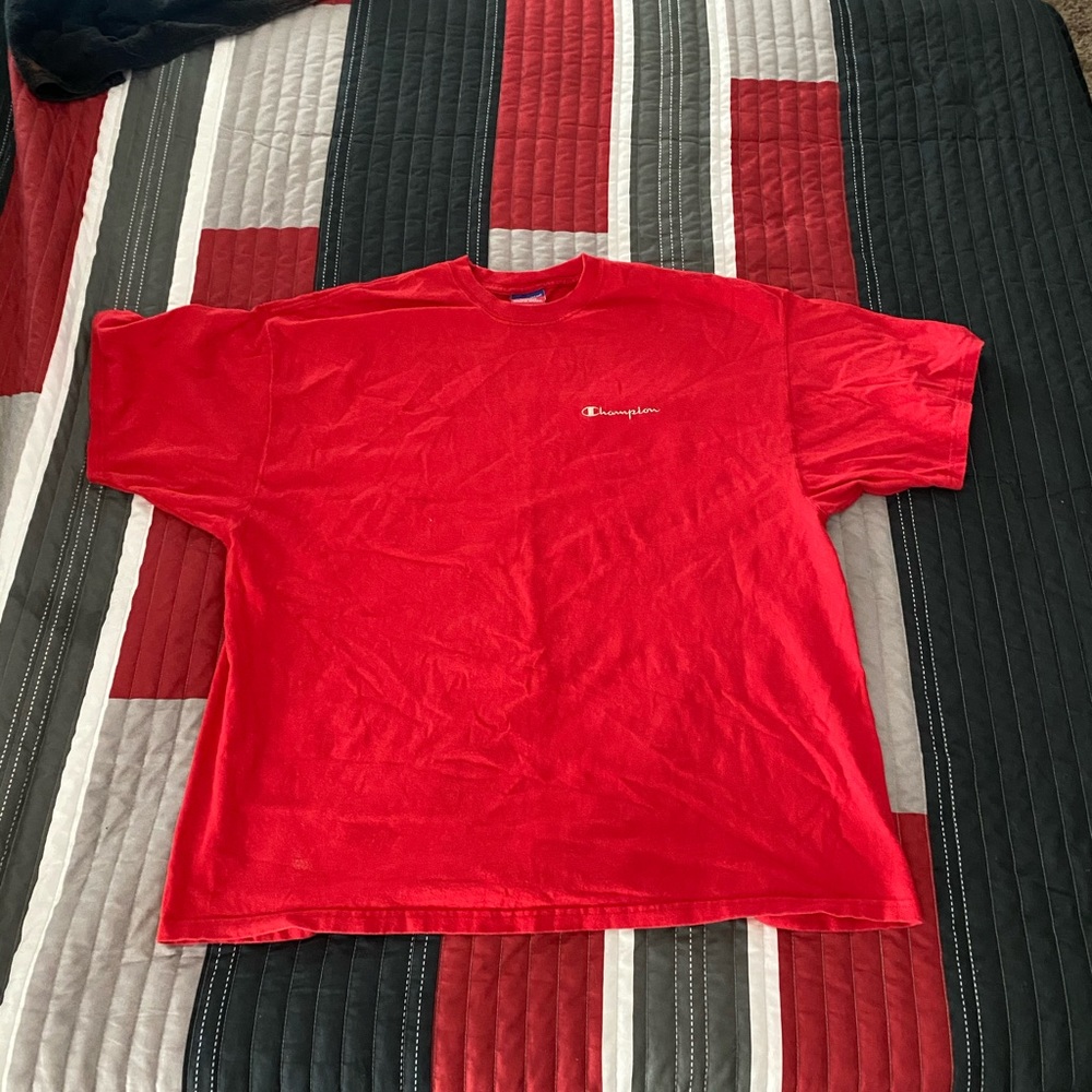 Champion red T shirt
